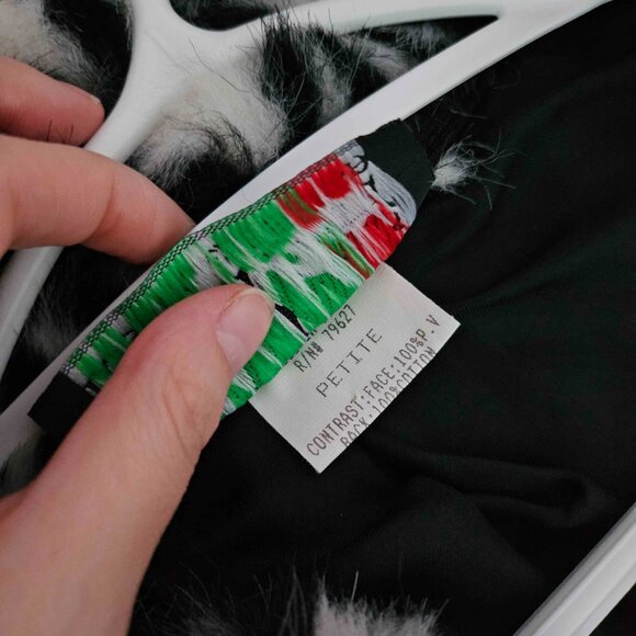 Lip Service Skunk Rock 2001 Faux Fur Jacket - Picture 4 of 5